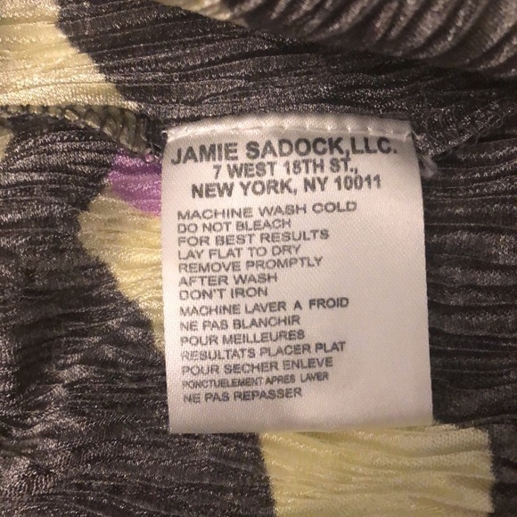 Jamie Sadock Quarter Zip Golf Sport Crepe Shirt Top Size Medium - Picture 6 of 7